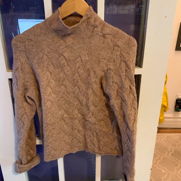 TNA woven wool sweater